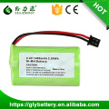 Paquet de batterie rechargeable Ni-MH AA de BT-1007 2.4V 1400mAh